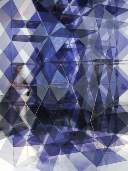 superposition de panneaux de verres