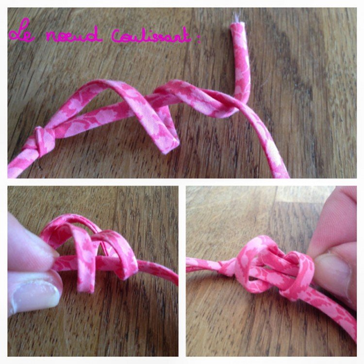 Noeud-coulissant Bracelet DiY liberty
