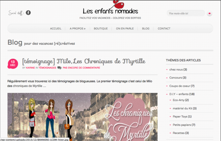 les enfants nomades