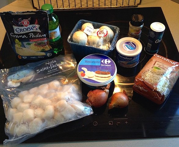 risotto de st jacques