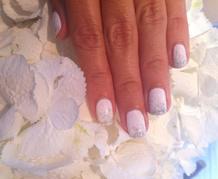 blanc paillettes