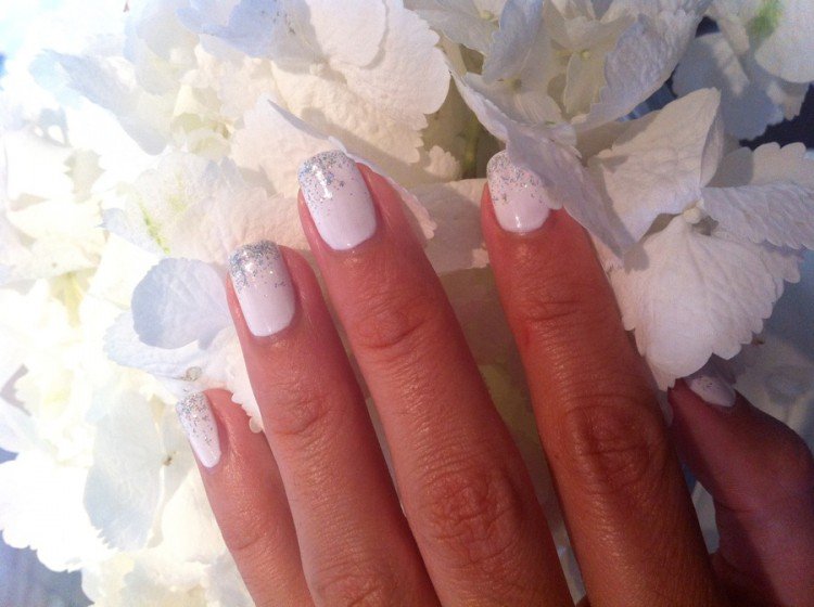blanc paillettes