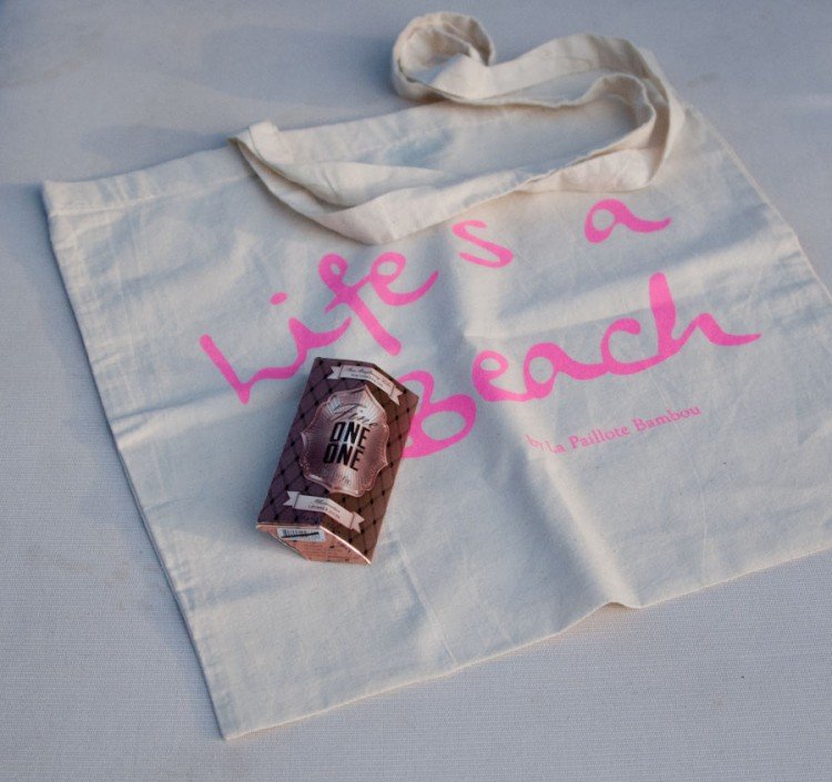 Tote bag paillote bamboo