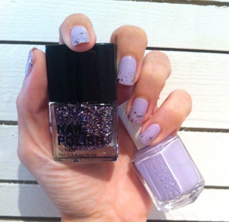 violet et paillettes