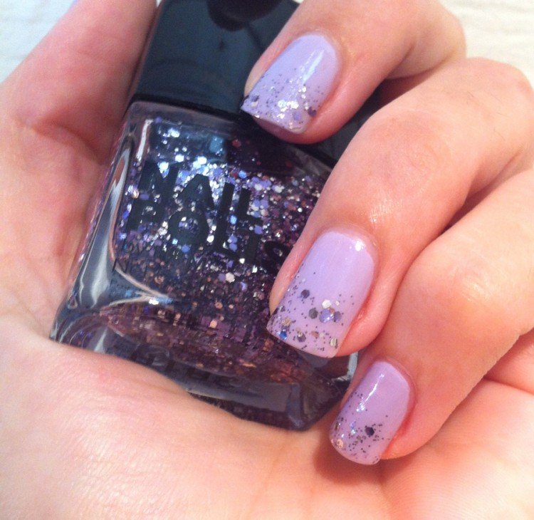violet et paillettes
