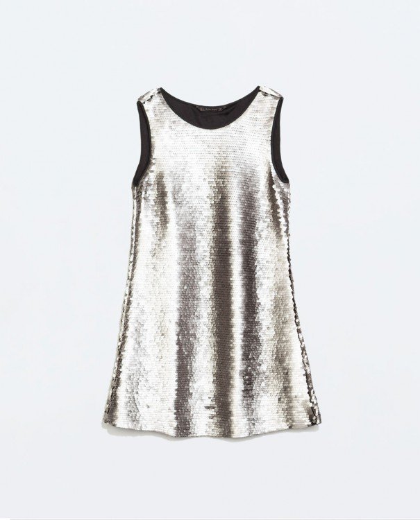 Robe à paillettes 59,95 - Zara