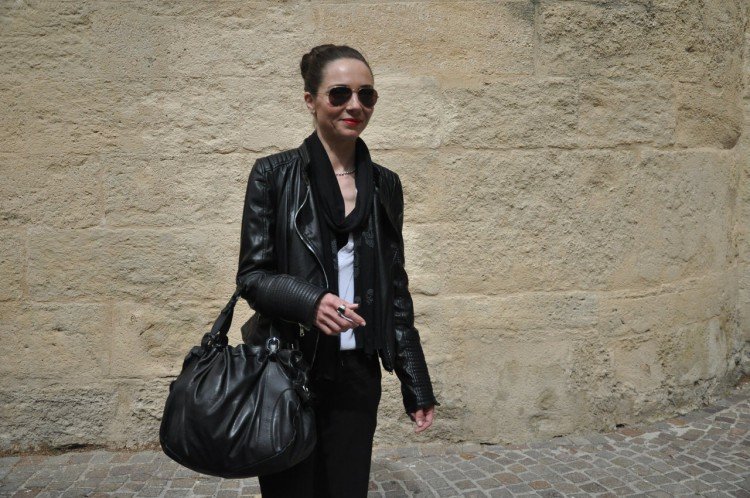 Look noir et blanc