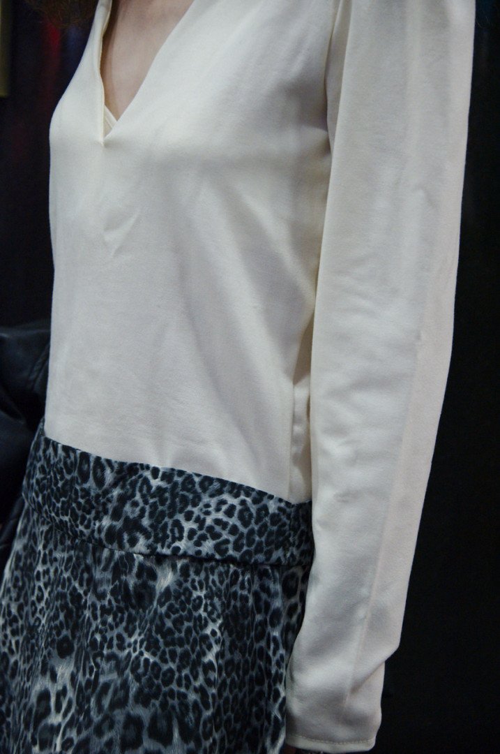 Look Robe Mademoiselle Socialite Léopard New-York