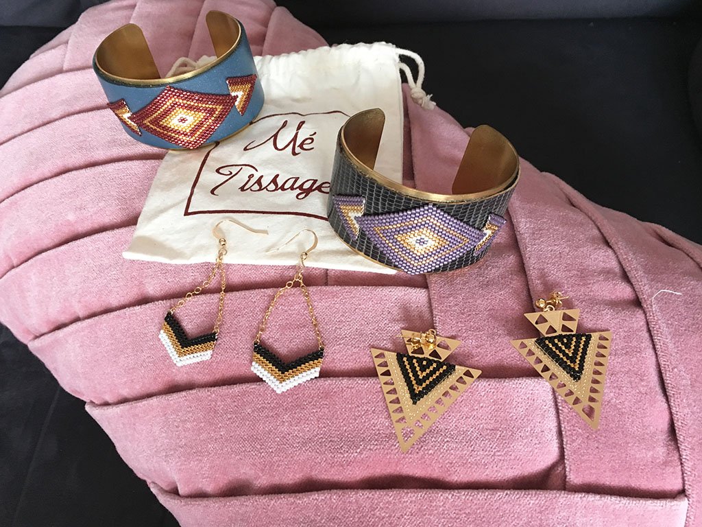 Les créations de Mé-tissage, bijoux en perles de miyuki