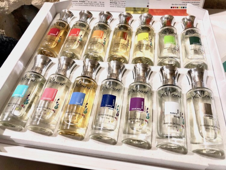 bouteille d'huile de massage 