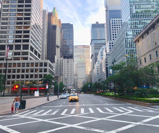 New york city street view