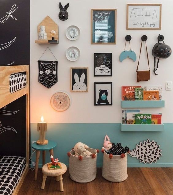 decoration murales chambre d'enfant