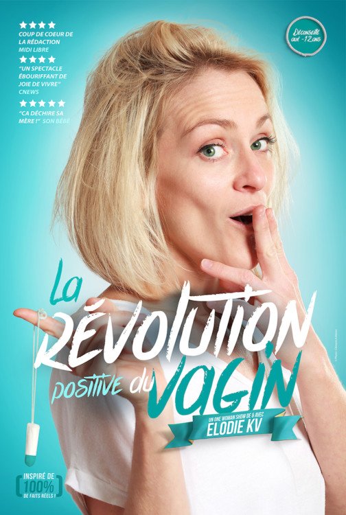 affiche de spectacle d'Elodie Cavé humoriste