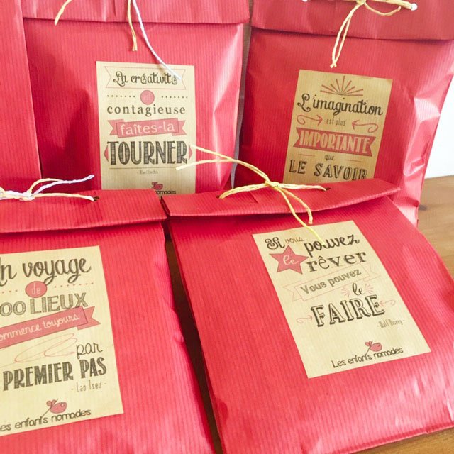 pochette les enfants nomades kits créatifs pour enfants