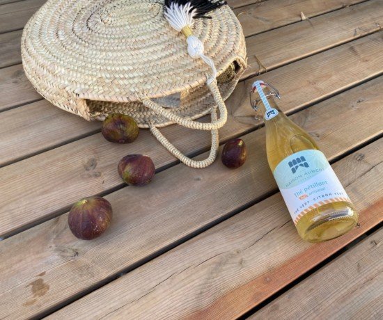 Thé pétillant Maison Aubert et figues fraiches