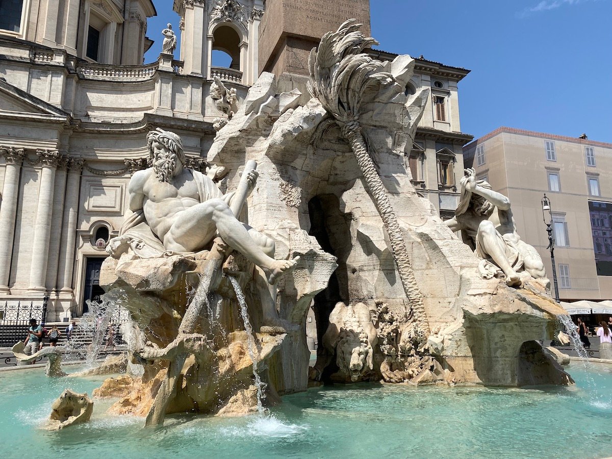 Fontaine à Rome