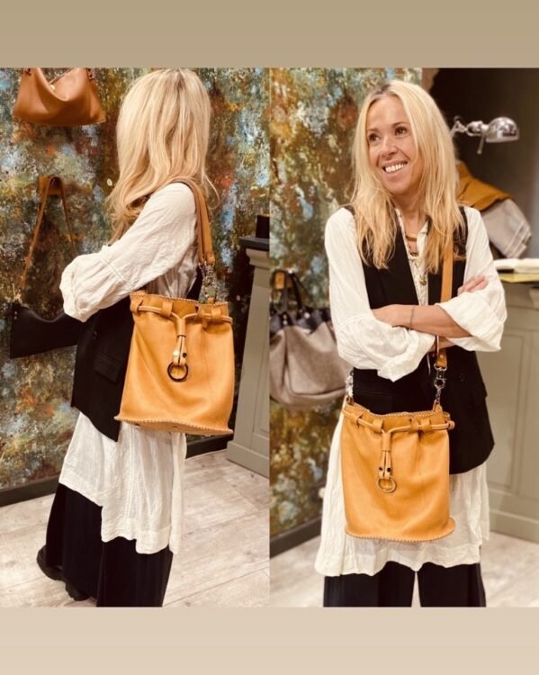 Carlos Artemis creation sac seau cuir