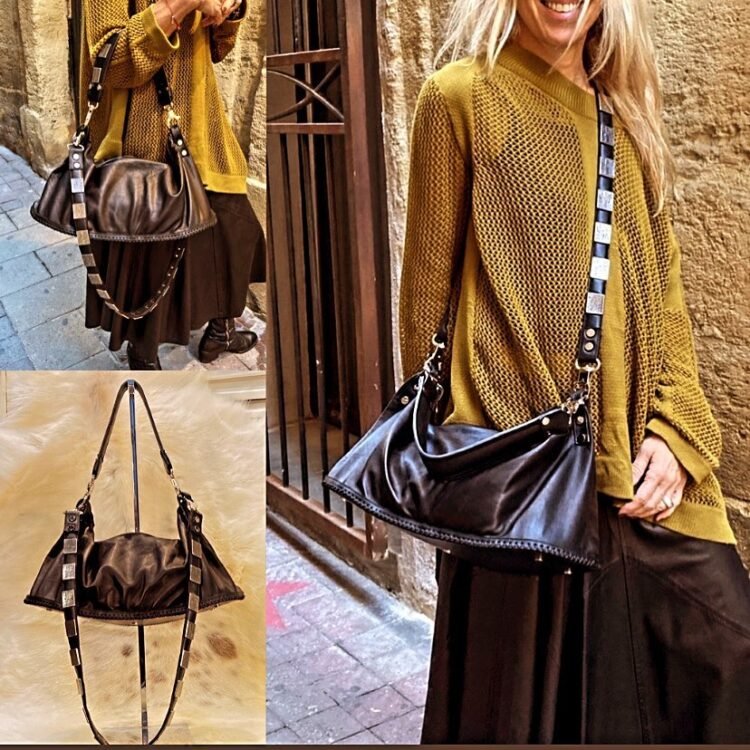 Carlos Artemis creation sac en bandoulière cuir